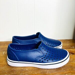 Native Jefferson Slip On Shoes Womens 7 Mens 5 Blue Unisex Water Boat Swim